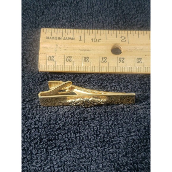 Vintage US Navy Submarine  Warfare Service Tie Bar Clasp Military USN 1960s - Picture 7 of 15
